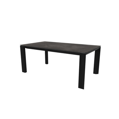 Calligaris Duca Extendable Table With Ceramic Top And Metal Legs